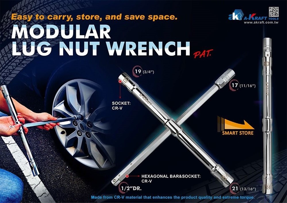 Modular Lug Nut Wrench