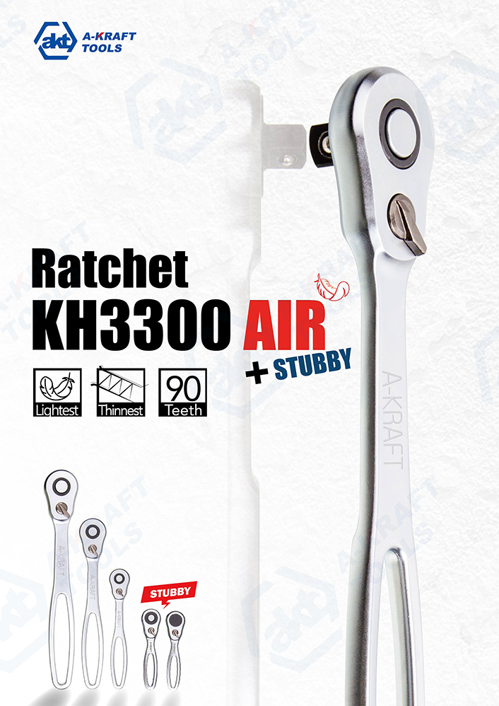 KH3300 AIR – Ultra Slim & Lightweight Ratchet Series