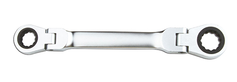 Double Ring Ratcheting Wrenches (Flex Head Type)- (inch)