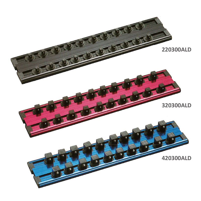 Extra Slim Socket Rail, Dual Row Extra Slim Socket Rail, Dual Row
