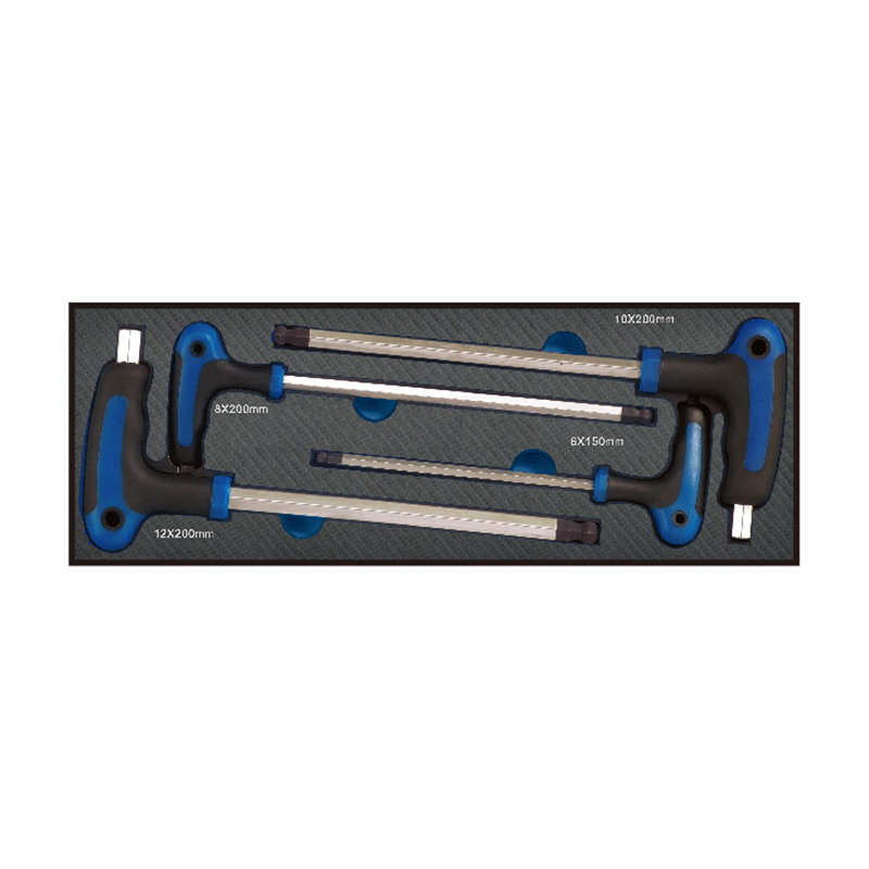 4 PC T Type Handle Ball Point Hex Wrench Set (TL 1040) 4 PC T Type Handle Ball Point Hex Wrench Set (TL 1040)