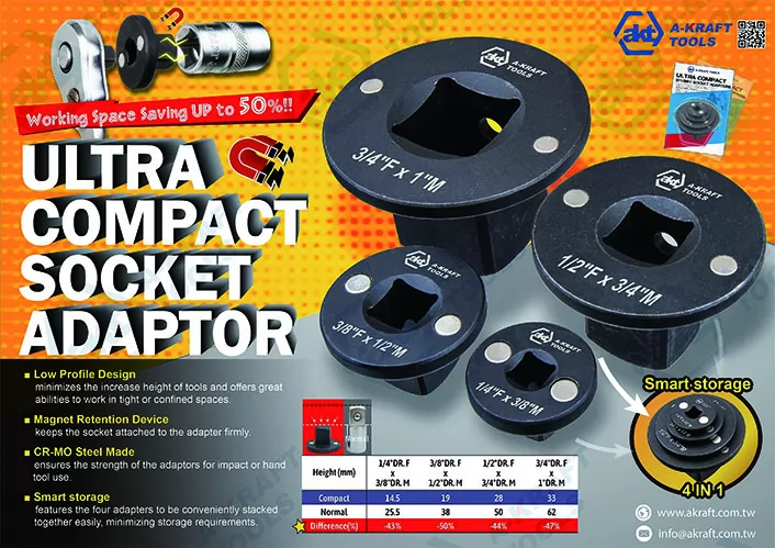 Ultra Compact Socket Adaptor
